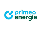 Firmenlogo von Primeo Energie (ehemals EBM). Branche: Energieversorgung im Baselgebiet